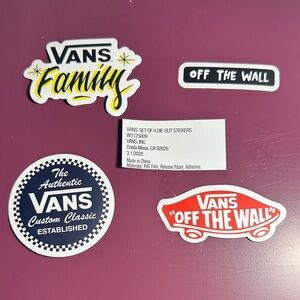 Vans Stickers 4 pack